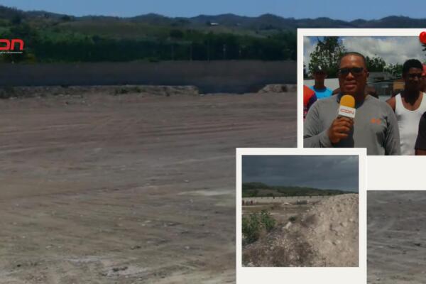 Teme que la obra se quede sin el debido relleno que sustenta el terreno del play. Foto: Fuente externa 