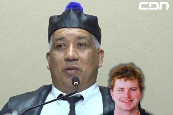 El juez Edwin Rodríguez, de la Sala Unipersonal de La Altagracia, acogió el recurso de hábeas corpus presentado por los abogados de Joshua Steven Riibe. FOTO: CDN Digital.