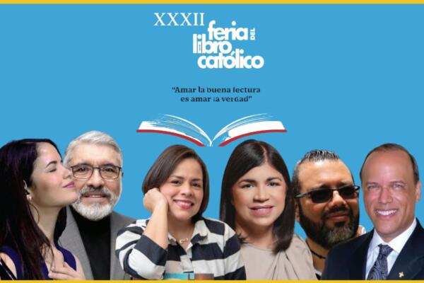 Todo listo para la XXXII Feria del Libro Católico Una semana de fe, cultura y formación. FOTO: CDN Digital