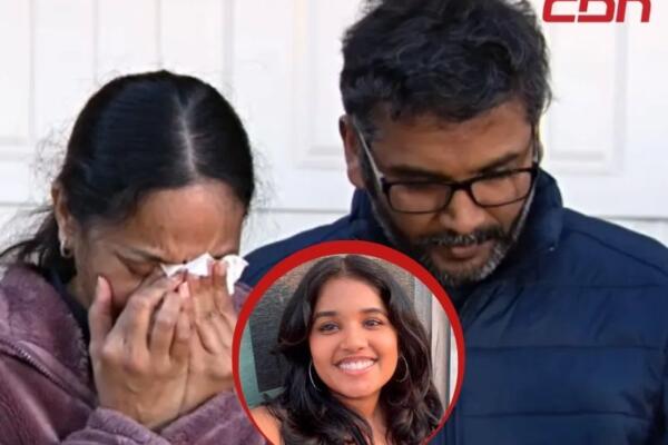 Subbarayudu y Sreedevi Konanki, padres de Sudiksha Konanki. CDN Digital