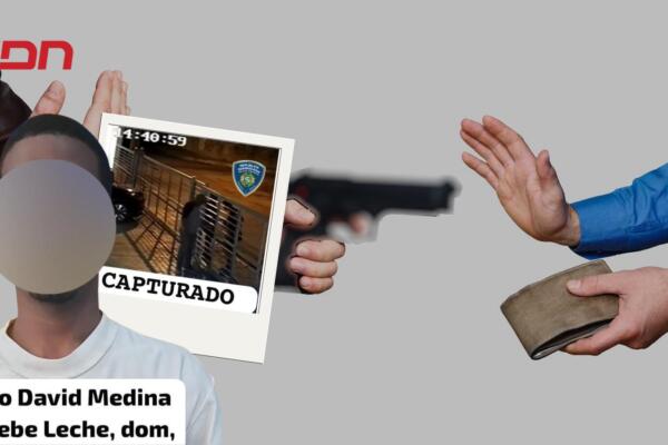 El reconocido delincuente fue identificado como Pablo David Medina (a) 