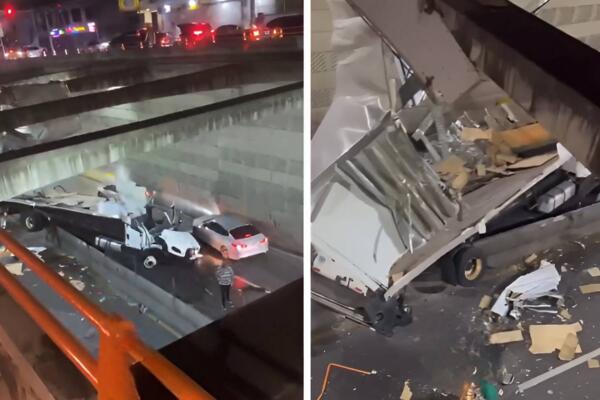 Chofer del camión que cayó en la 27 de febrero violó la luz roja