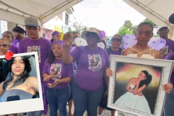 Piden justicia familiares y allegados de Yennely Andreina Duarte Hilario, joven asesinada en Cotuí.