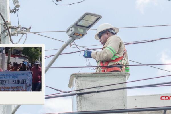 Aseguran que la empresa está colocando en esa zona un cableado. Foto: Fuente externa 