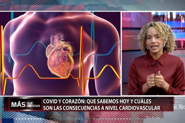 Pamela Féliz, cardióloga, internista y psicocardióloga, explicó las secuelas que el Covid puede dejar en el corazón. FOTO: CDN 