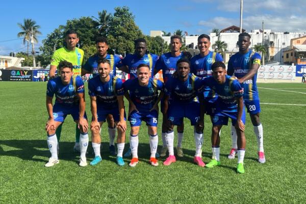 El once inicial del Atántico FC frente al Atlético Vega Real en la jornada 5 de la Copa LDF 2025