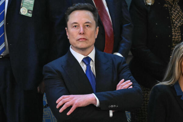 Fotografía del magnate Elon Musk. (Photo by SAUL LOEB / AFP)