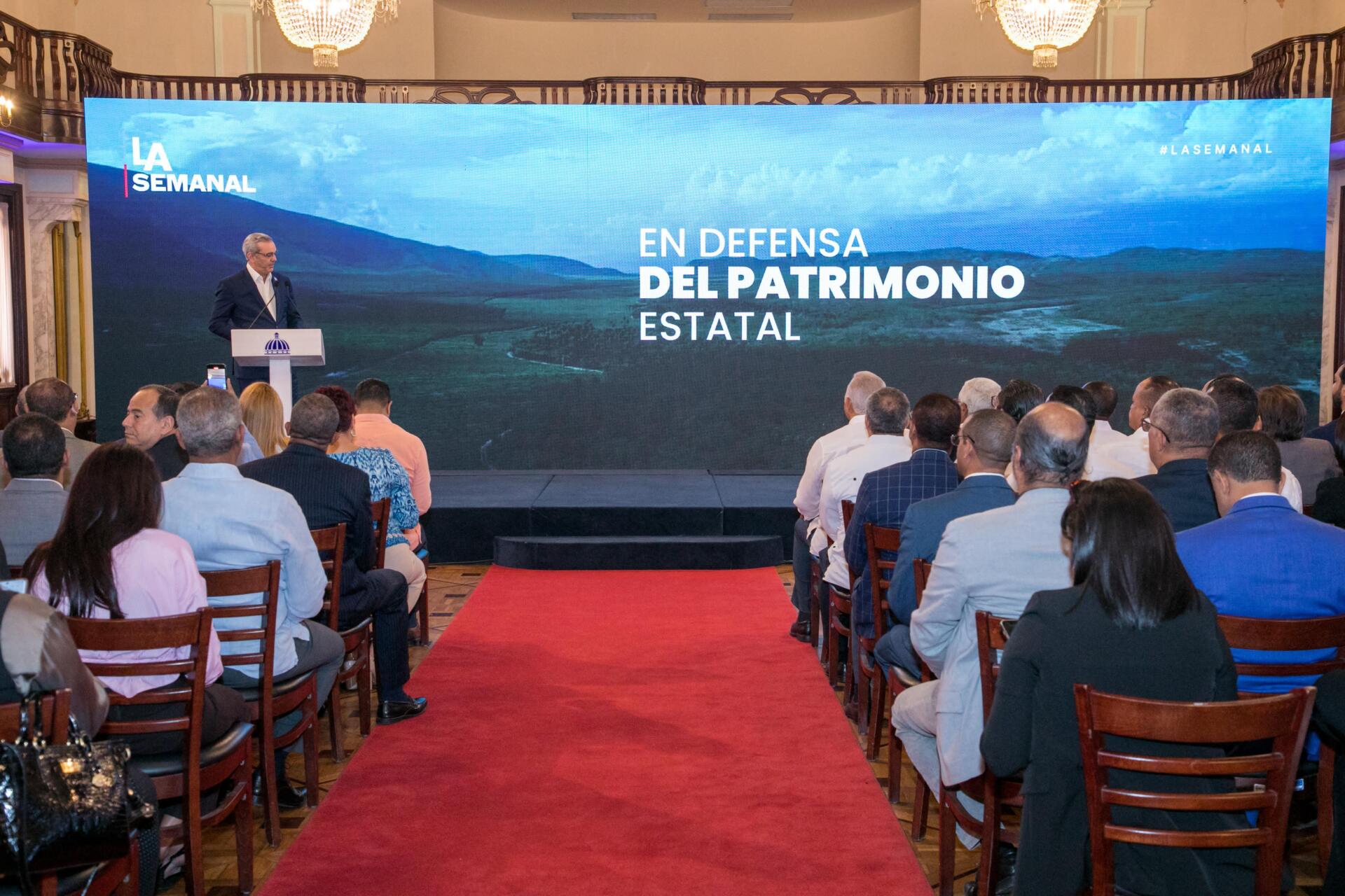 Abinader destaca avances en la identificación y titulación de bienes del Estado