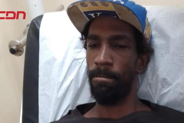 Frailin Cuello Florián, hombre herido tras discusión.