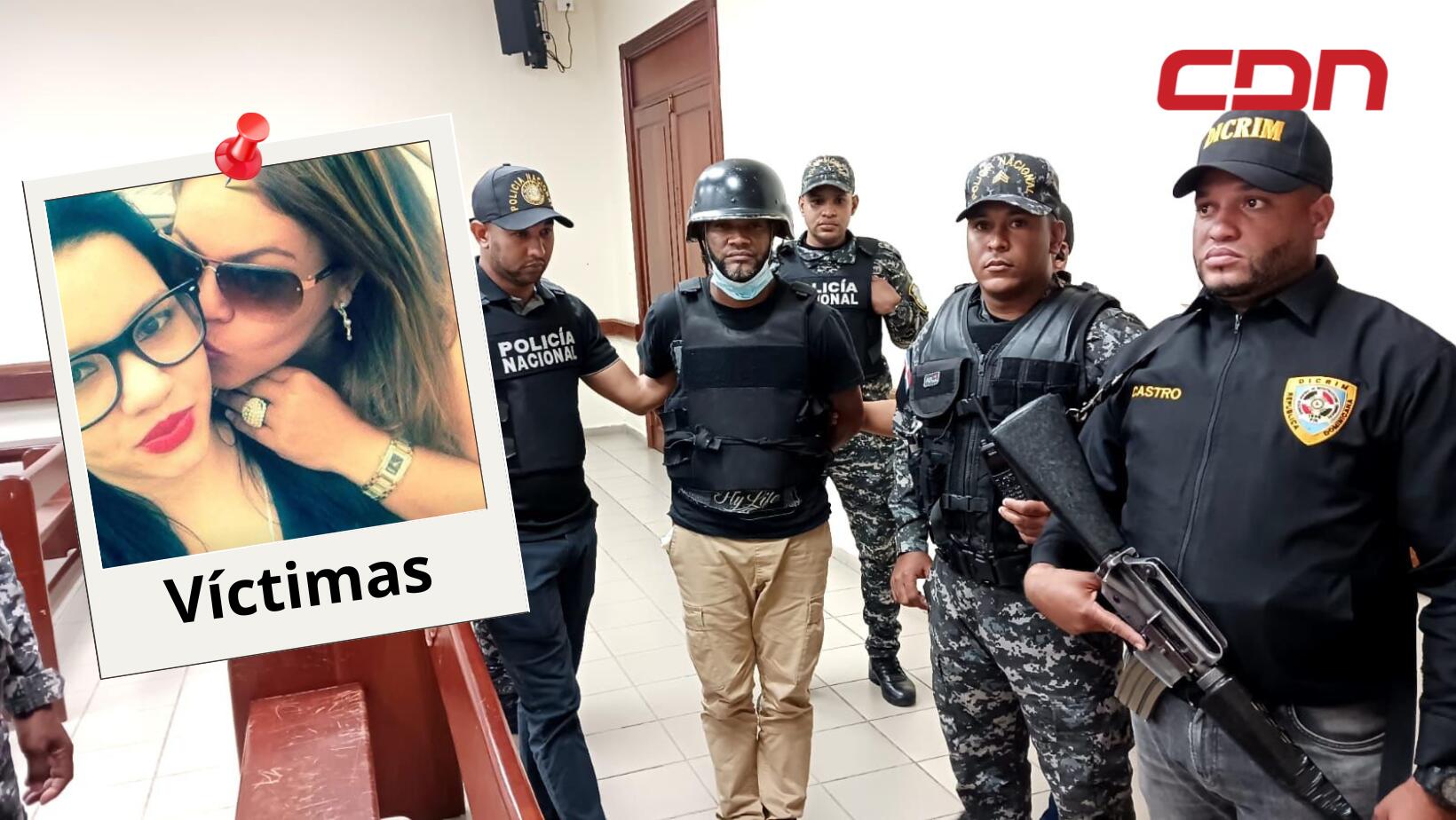 Imponen 12 meses de prisión preventiva a exteniente de la PN acusado de doble feminicidio en La Vega