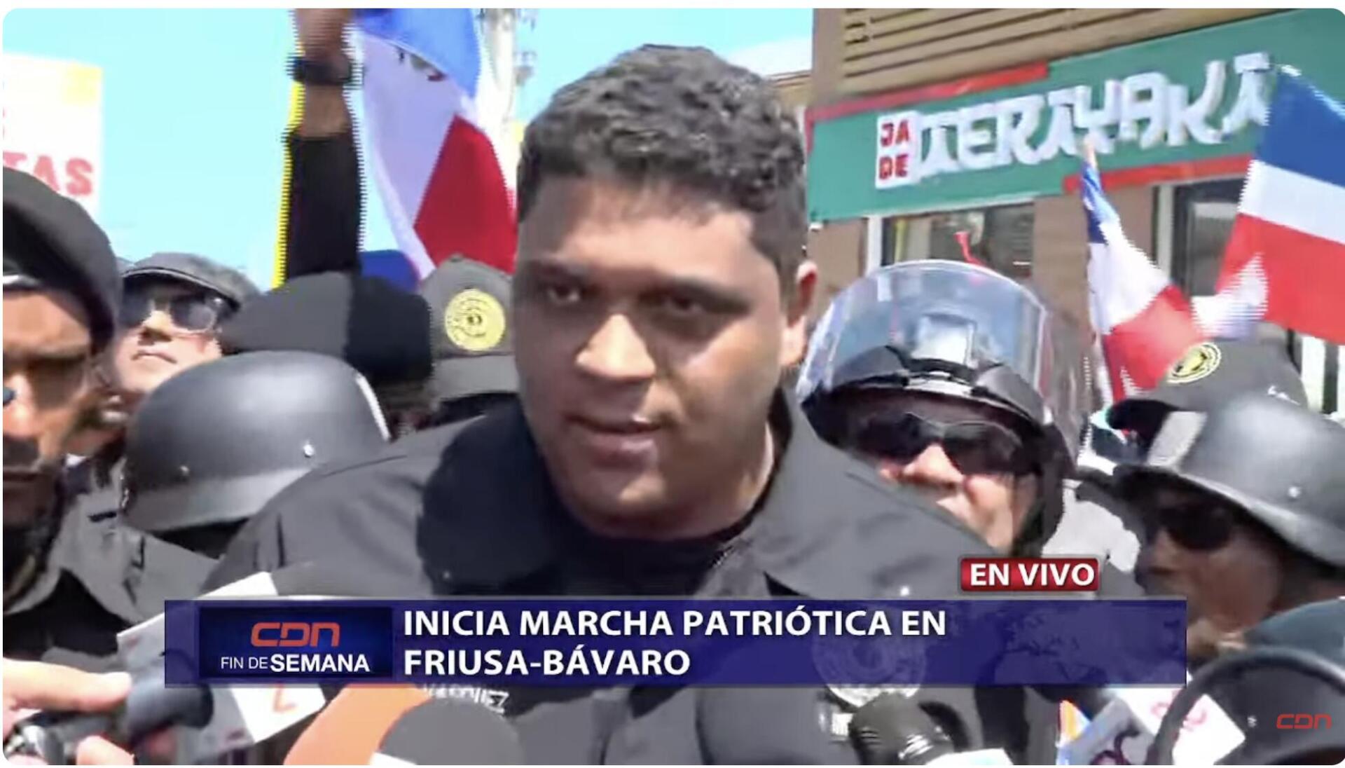 Inicia marcha en Friusa: Ángelo Vásquez exige sanciones más severas contra el tráfico de indocumentados haitianos