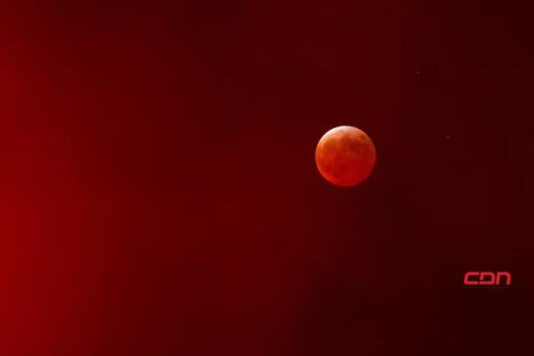 este viernes 14 de marzo, el cielo regaló un espectáculo único con la aparición de la Luna de Sangre. (foto, fuente externa)