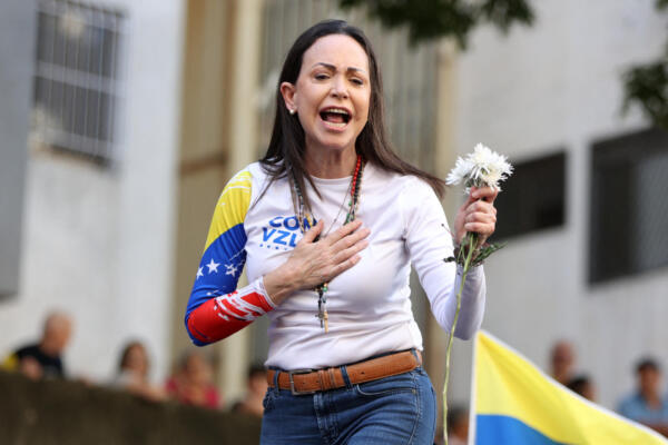 La líder opositora venezolana, María Corina Machado. Pedro MATTEY / AFP