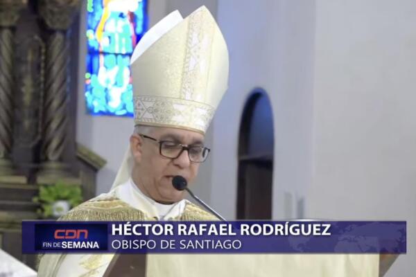 Héctor Rafael Rodríguez, Arzobispo de Santiago
Foto: CDN