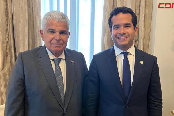 Omar Fernández y presidente de Panamá sostienen dialogo para fortalecer intercambio comercial