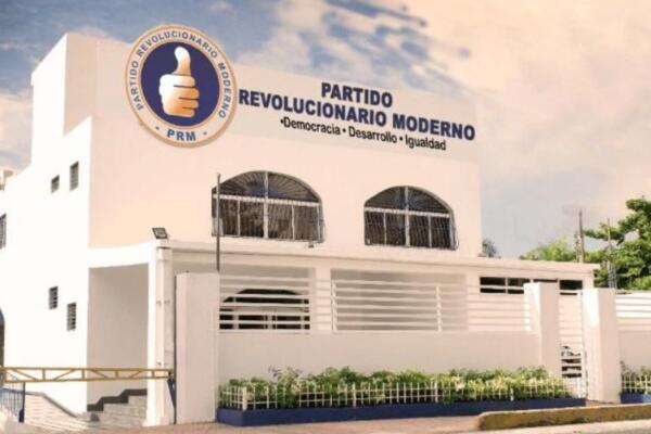 Casa nacional del Partido Revolucionario Moderno (PRM). FOTO: fuente externa