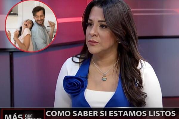La psicóloga y sexóloga Virginia Pérez en el programa, Más que Noticias.