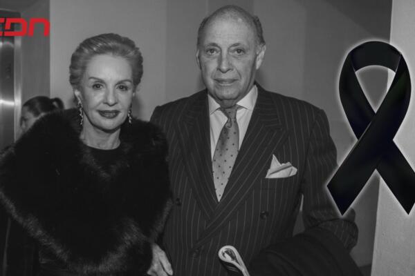Reinaldo Herrera, esposo de la reconocida diseñadora Carolina Herrera. 
