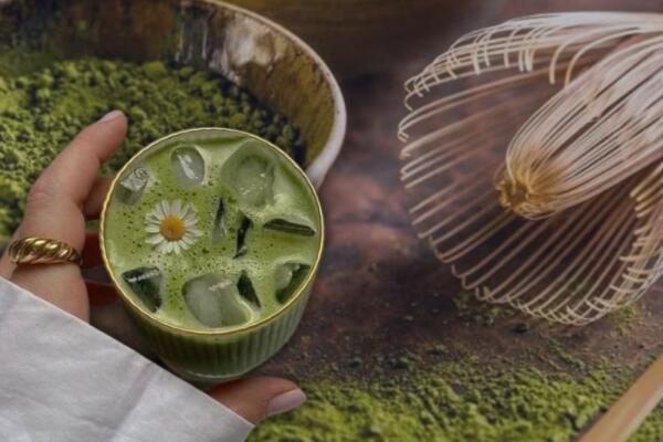El té matcha, originario de Japón.
