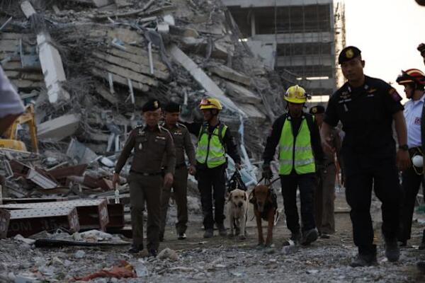 El terremoto de Birmania también ha causado víctimas en Tailandia. Especialmente en la capital, Bangkok. Foto: Fuente externa 