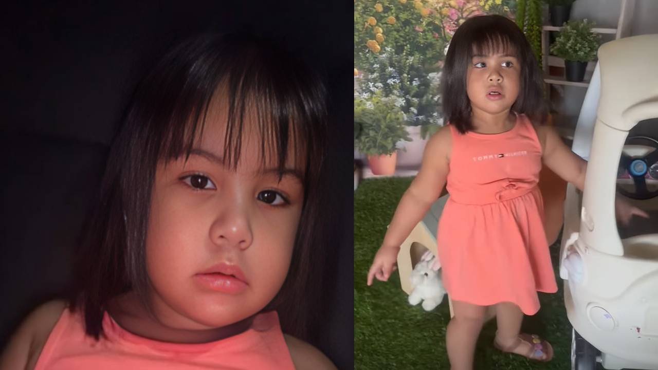 Yailin llevó a su hija Cattleya al salón y le montó nuevo look