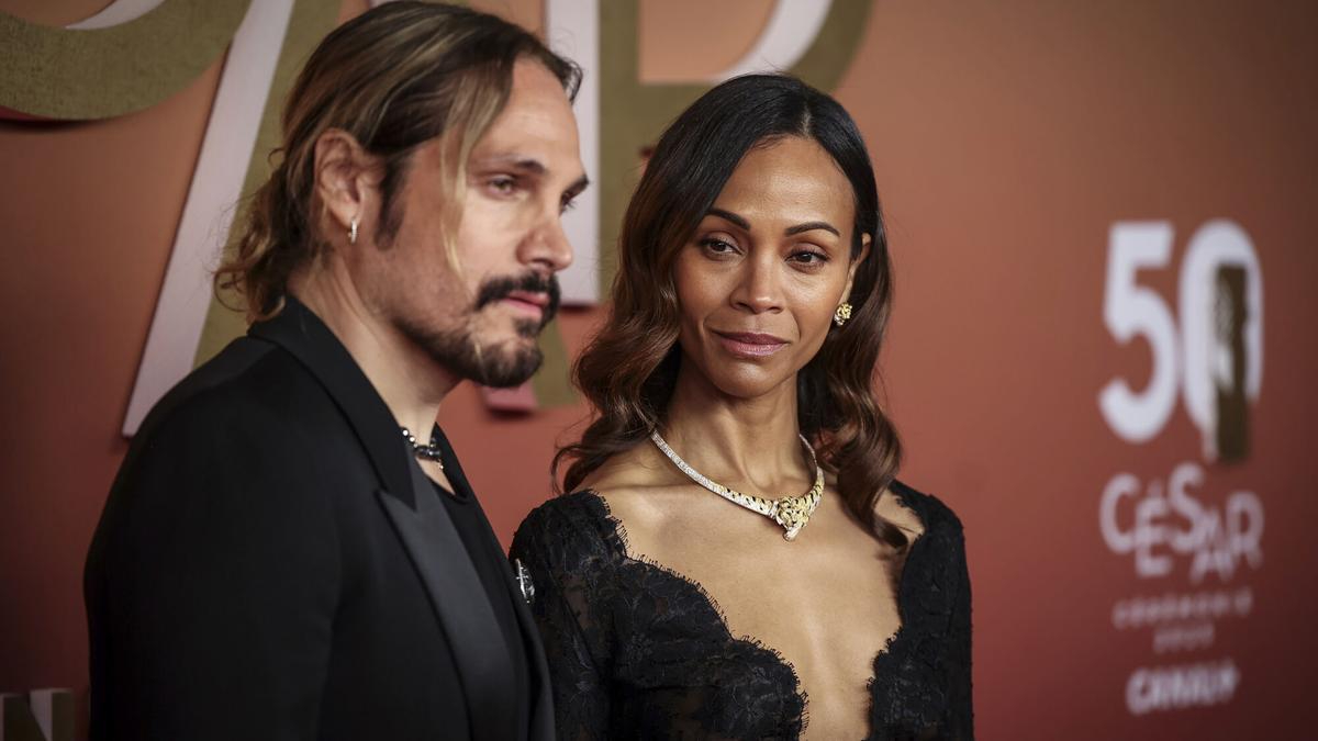 Zoe Saldaña nos engañó: no todo es color de rosas con su esposo