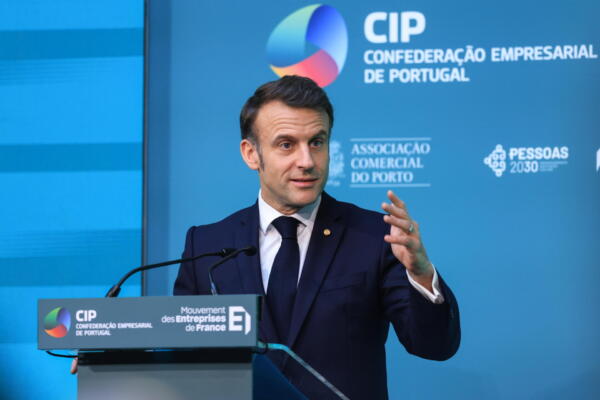 El presidente francés Emmanuel Macron (France) EFE/EPA/JOSE COELHO