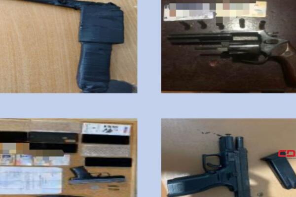 Policía Nacional incauta armas de fuego y recupera vehículos robados en Santiago. (foto, fuente externa)