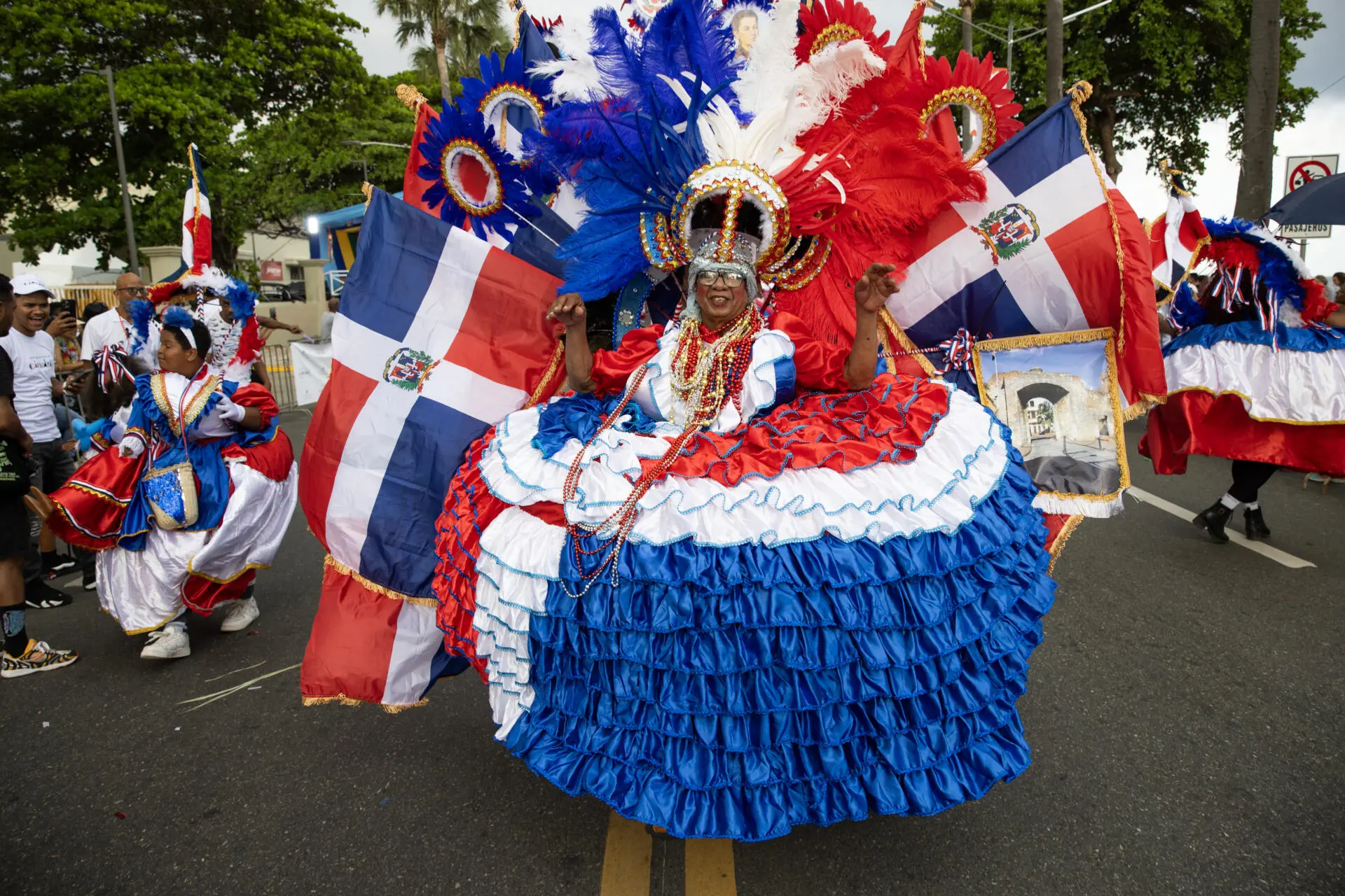 Desfile Nacional del Carnaval, la principal fiesta de la cultura popular de la República Dominicana, cuna del primer carnaval de América. EFE/Orlando Barría