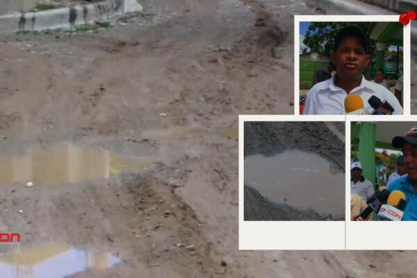 Los residentes aseguran que cuando llueve las calles constituyen un peligro. Foto: Fuente externa 