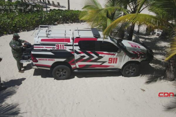 911 despliega drones en búsqueda de turista hindú en Punta Cana. (foto, fuente exerna)