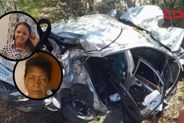 Juanita Rodríguez Segura y su hija Evelin Montero Rodríguez, muertas en accidente.