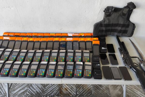 Venta ilegal de lotería mediante la utilización de verifones en Barahona. 