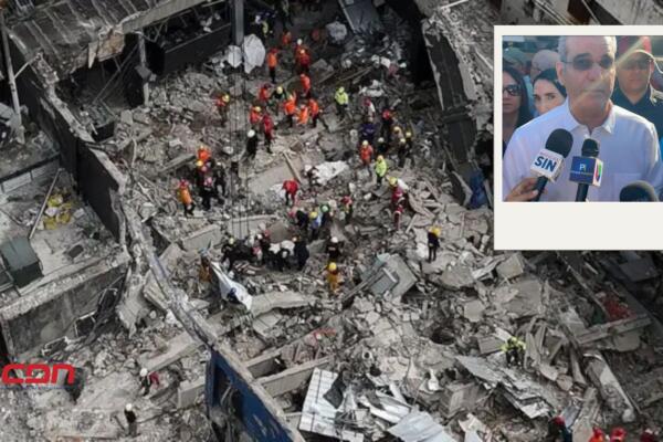 Presidente Luis Abinader asegura investigarán causas de la tragedia del Jet Set. (foto, fuente externa)