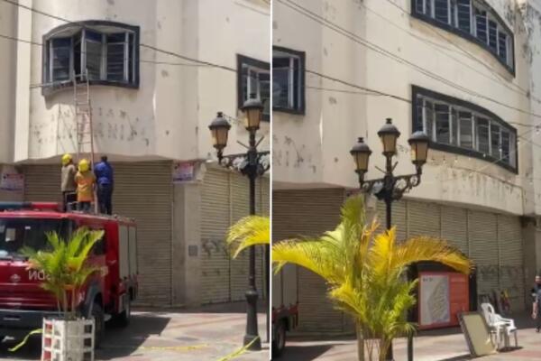 Un televidente reportó el deterioro visible de un edificio de valor histórico ubicado en la calle El Conde, en la Ciudad Colonial.