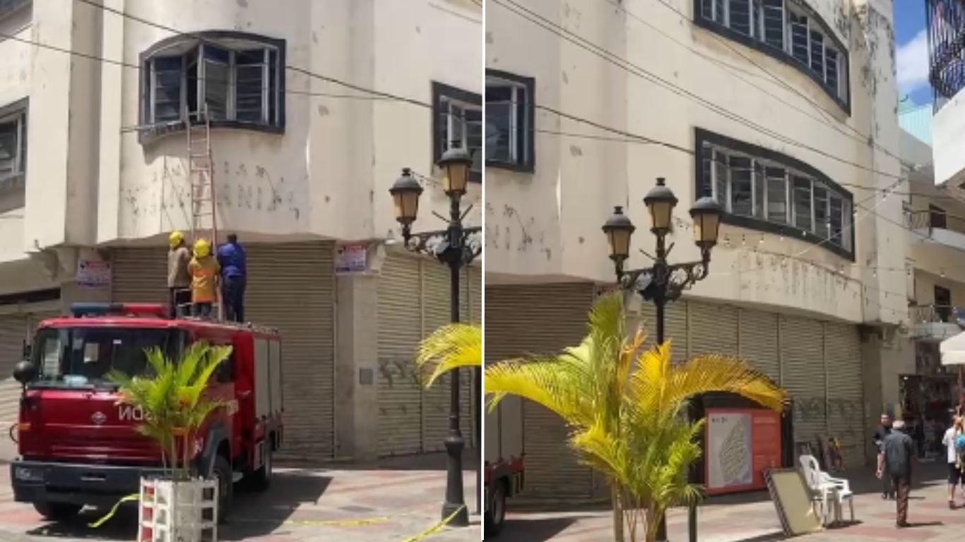 Un televidente reportó el deterioro visible de un edificio de valor histórico ubicado en la calle El Conde, en la Ciudad Colonial.