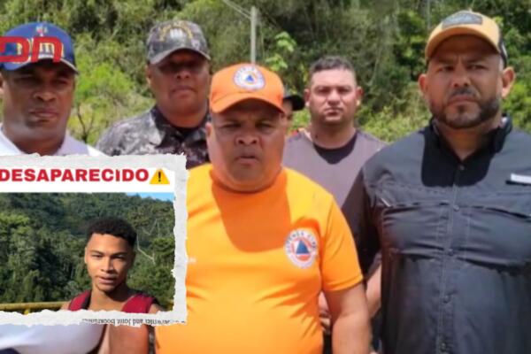 Wilson Fabián, guía desaparecido en Los Quemados tras crecida de río.