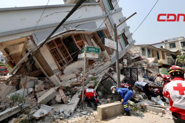 3,300 fallecidos en Birmania tras sismo magnitud de 7.2 en la escala de Richter