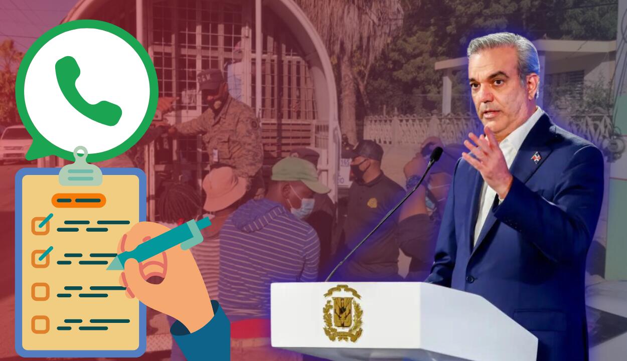 Abinader pregunta a la población sobre las medidas migratorias