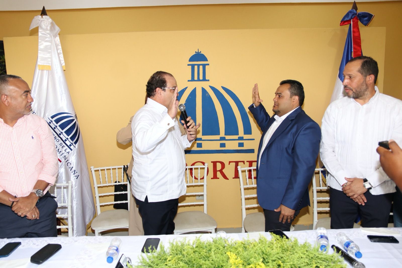 Geovanny Hernández al momento de ser juramentado agradeció a Dios por la oportunidad,al presidente Luis Abinader y al Ministro de Deportes Kelvin Cruz por depositar la confianza de asumir este compromiso que a la vez es su pasión de hacer lo que le gusta y sobre todo encumbrar esta dirección por un lugar que se convierta en un referente para la presente y futura generaciones,y más con el compromiso social que tenemos.