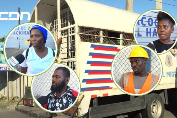 Haitianos critican protocolo migratorio de RD y piden aire acondicionado en autobuses tras ser trasladados al Centro Vacacional de Haina. Foto: CDN Digital