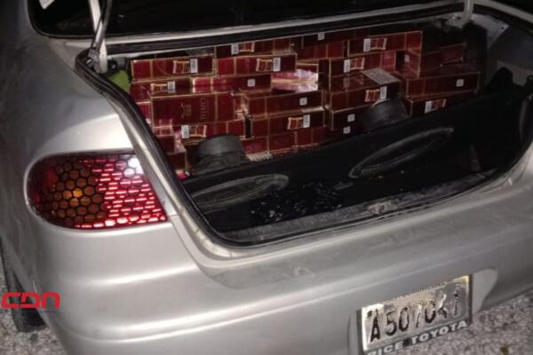 Apresan hombre con contrabando de 30 mil cigarrillos. (foto, fuente externa)