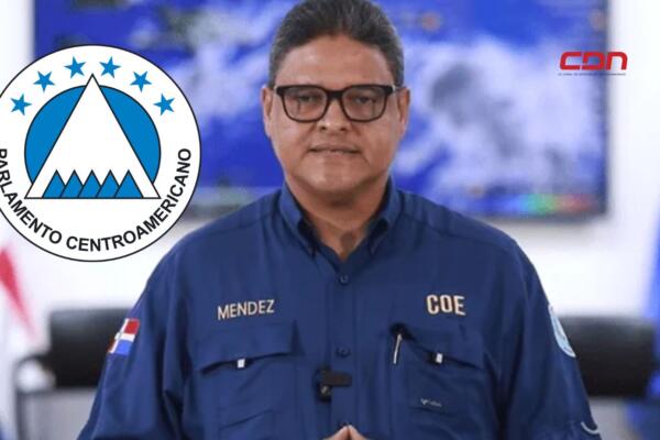 Parlacen reconoció al director del Centro de Operaciones de Emergencias (COE), Juan Manuel Méndez. (Foto, fuente externa)