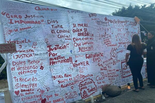 Crean mural de amor en medio del dolor familiares y amigos de víctimas del Jet Set dejan mensajes 