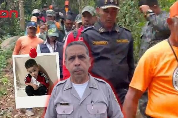 Búsqueda del niño Roldany Calderón moviliza a toda la comunidad. (Foto, fuente externa)