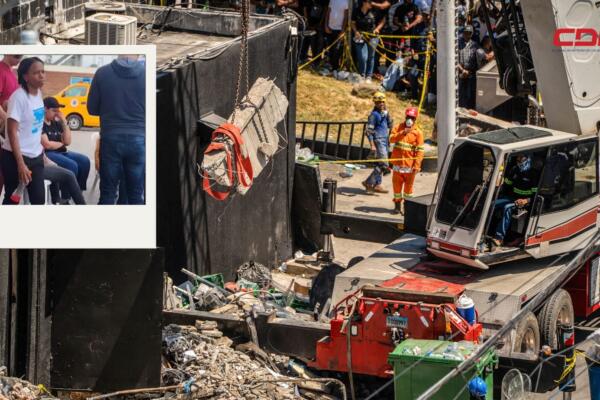 Dolor y solidaridad en la zona cero de la tragedia de Jet Set. (foto, fuente externa)
