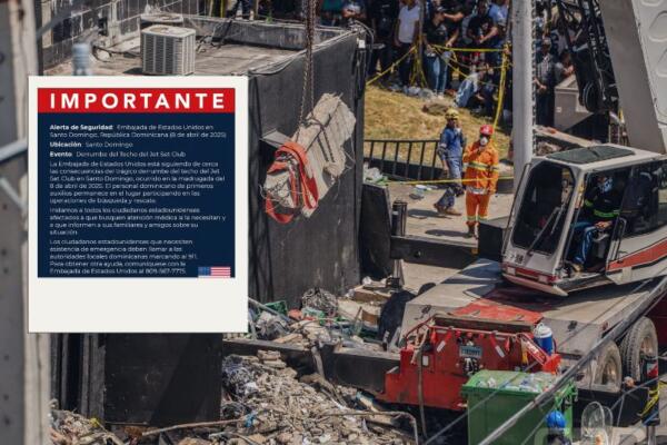 Embajada de EEUU en República Dominicana emitió una alerta de seguridad dirigida a sus ciudadanos.