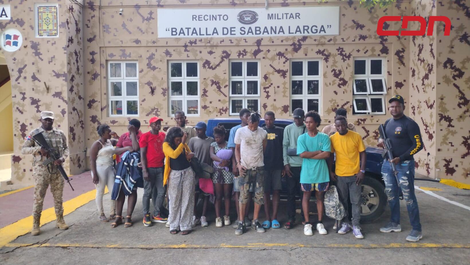 Haitianos detenidos en Montecristi