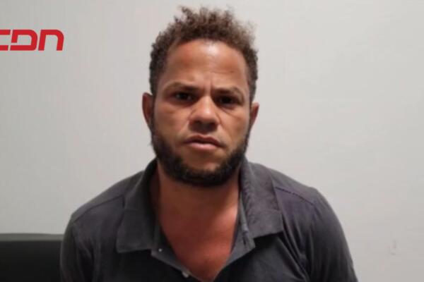 Williams José Núñez Rosario, acusado de matar mujer y herir otra en Bonao. 