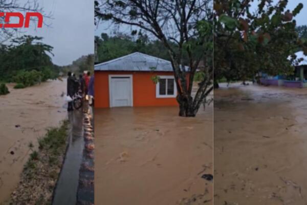 El fenómeno afectó especialmente a las viviendas ubicadas a lo largo de la carretera que conecta El Limón con Las Terrenas.